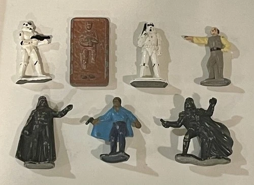 Vintage STAR WARS Han Solo Carbonite Micro Collection Darth Vader 7 Total