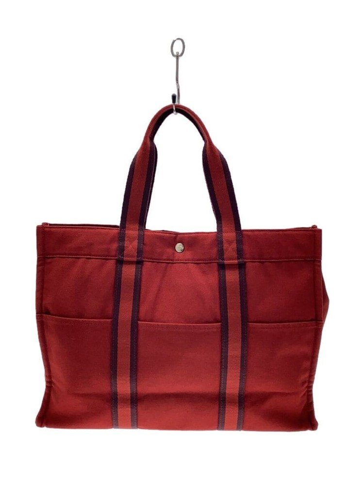 HERMES Foul Tote Bag in Leather with Top Handle