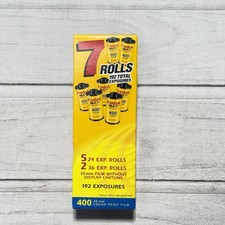 Kodak Max 400 35mm Color Print Film 7 Rolls 02/2004 412279