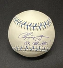 Chipper Jones Signed All Star Game Baseball 2012 8x All Star Inscription PSA/DNA