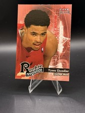 2001 TYSON CHANDLER FLEER PREMIUM ROOKIE REVOLUTION NBA ROOKIE CARD RC #3RR BULL. rookie card picture