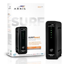 Arris surfboard sbg10 docsis 3.0 cable modem  wi-fi router black Condition New