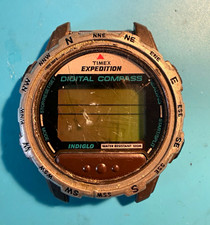 Vintage Timex Expedition Digital Compass CR1620 Watch Untested