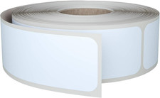 1X3 Inch 7.5Cm X 2.5Cm Adhesive Labels Rectangle White Sticker Rolls, 250 Pack