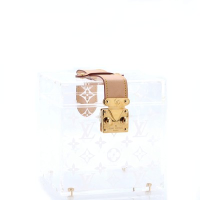 Louis Vuitton ボワットスコット アクリル収納ボックス Louis Vuitton Cube Scott Box Monogram Plexiglass | eBay