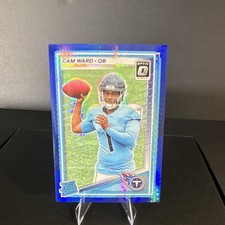 Panini 2025 Donruss Optic Rated Rookie Blue Prizm Cam Ward #293 Titans