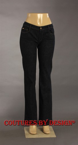 St John Knits Denim Jeans, Pants (Helen) Stonewash Denim Size 4-R NWT - Picture 2 of 3