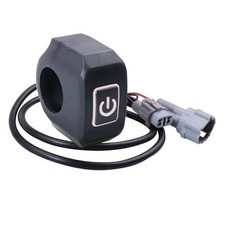 7/8" Handlebar Headlight Kill Switches, Headlight Fog Light White ON/OFF Switch