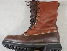 Cabela's Gore Tex Mens All Leather Lace Up Insulated Outdoors Hunting Boots 8.5D
