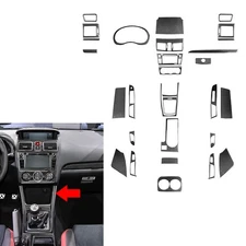 Carbon Fiber Full Set Interior Cover Trim Kit For Subaru WRX STI 2015-2021