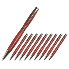 Fancy Pen Kit, Gun Metal Finish, 10 Pack, Legacy Woodturning