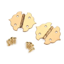 Highpoint Small Box Brass Plated Hinge 34mm x 29mm Pair