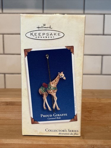 HALLMARK KEEPSAKE 2005 PROUD GIRAFFE 2nd in Series CAROUSEL RIDE With Card - Picture 1 of 7