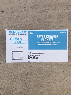 #ad #ad Monogram Clean Force K52 Fryer Cleaner 26 pack $35.00