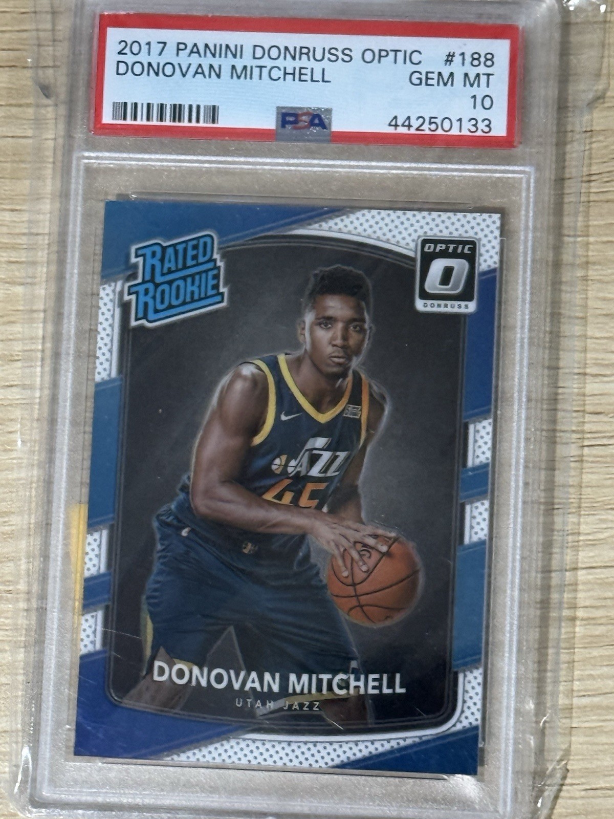 2017-18 Panini Donruss Optic - Rated Rookie Donovan Mitchell #188 (RC)