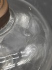 Antique Footed Glass Peg Oil Lamp Font Embossed Pat 29 June, 1875 Top Filler Cap — photo 8