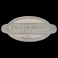 Farm Girl Authentic Brand Belt Buckle