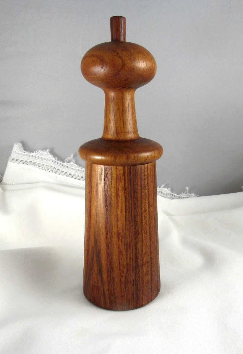 Dansk Wood Salt Shaker and Pepper Mill by Jens Quistgaard Apprx. 8 1/8" H