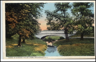 1921 ROCHESTER N.Y. USA Genesee Valley Park Postcard