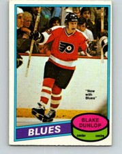 1980-81 O-Pee-Chee #370 Blake Dunlop  St. Louis Blues V40812