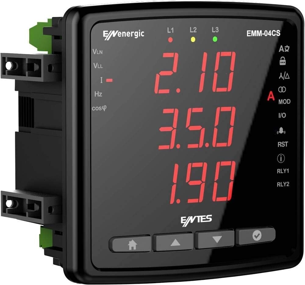 Entes EMM-04 Multimetro Multimeter Quadro Panel New 5.5A Digital