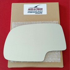 New Mirror Glass Adhesive For Chevy Gmc Truck Suv Driver Left Side - Manual