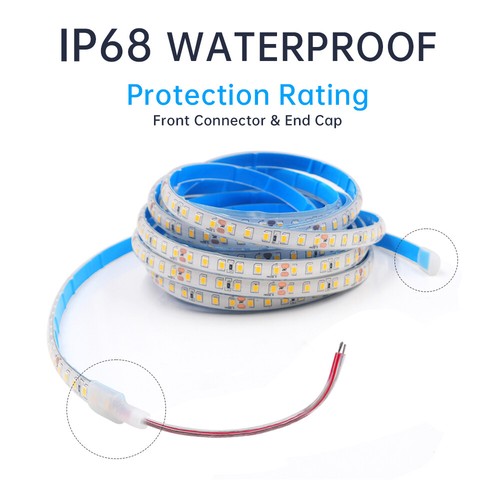 24V LED Strip Lights 2835 SMD 120LEDs/m Tape Rope IP68 Waterproof Self Adhesive - Picture 9 of 33