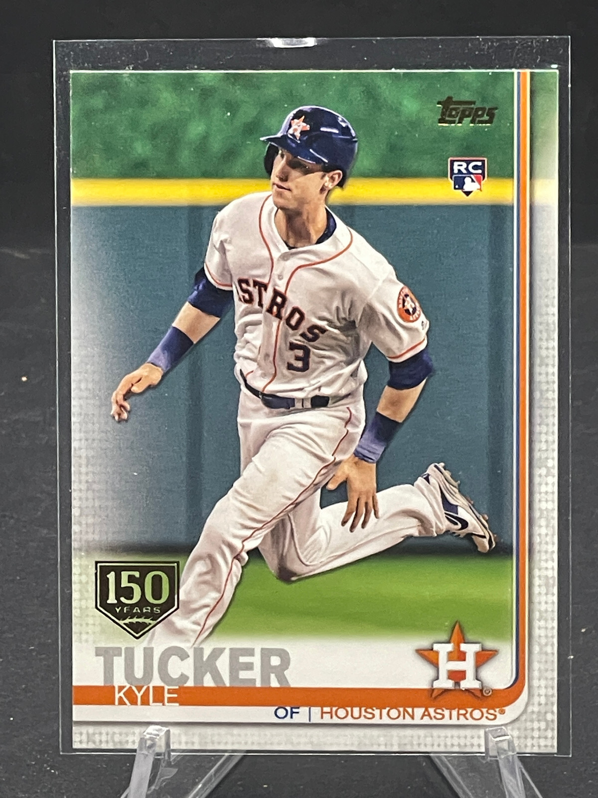 2019 KYLE TUCKER TOPPS 150TH ANNIVERSARY FOIL ROOKIE CARD #60 HOT SP CUBS