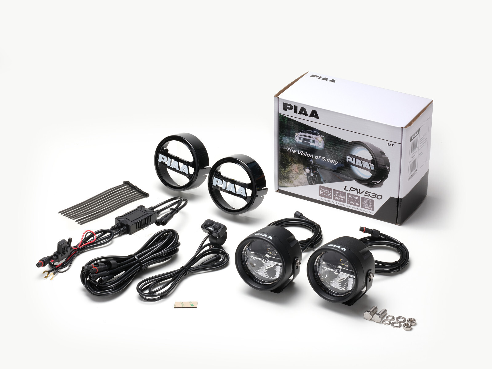 Phares PIAA LPW530 Ø 85mm pour sécuriser vos trajets nocturnes et de montagne