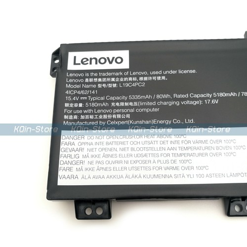 Genuine L19C4PC2 L19M4PC2 OEM Battery for Lenovo Legion 5 7 15IMH05H 15ARH05 5i - Picture 2 of 3