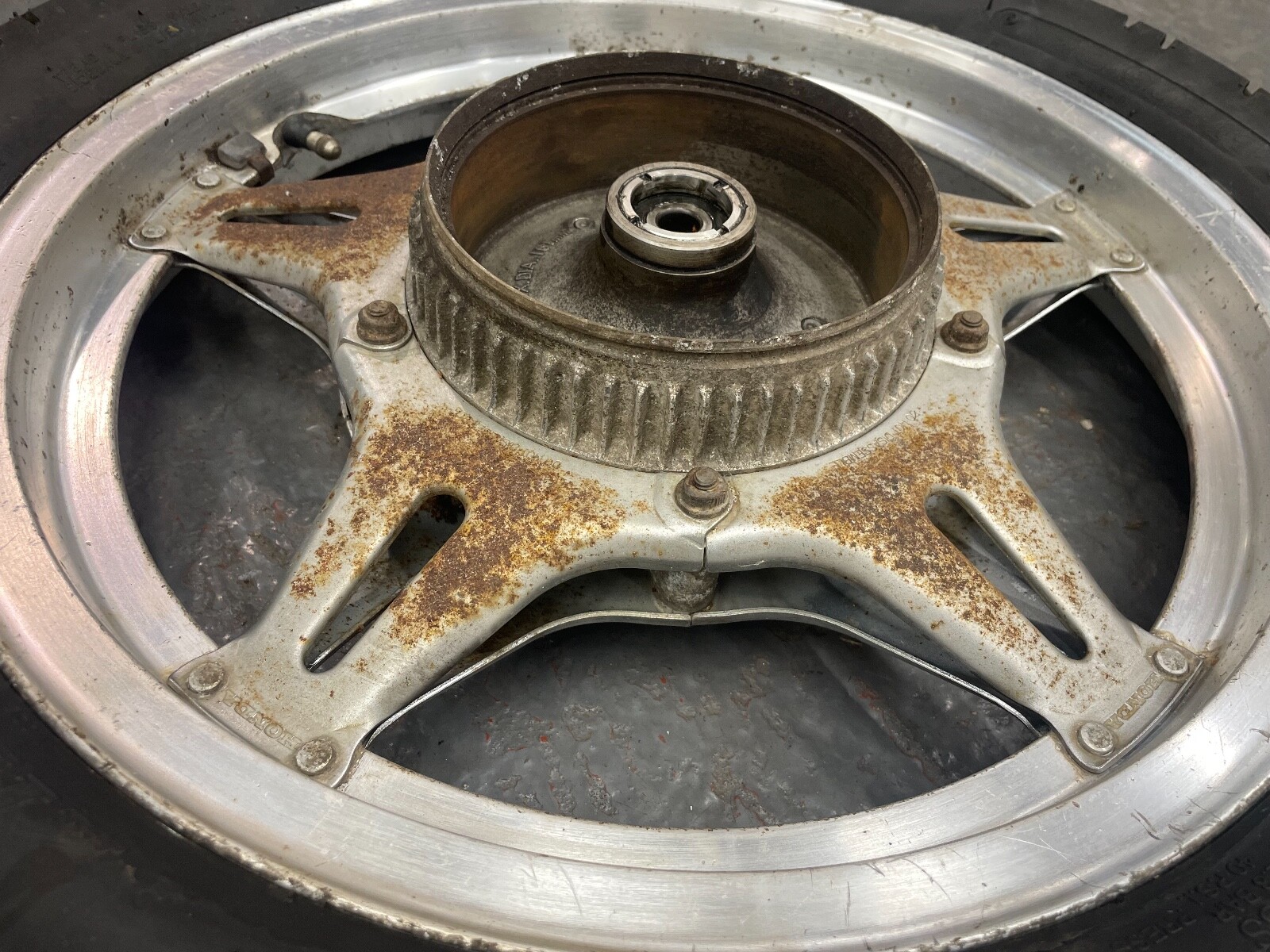 1981 Honda CX500 CX 500 genuine Comstar rear wheel DID 2.15x18" rim eBay