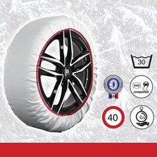 Sumex Husky Textile Winter Car Wheel Ice, Frost & Snow Chain Socks for 15" Tyres