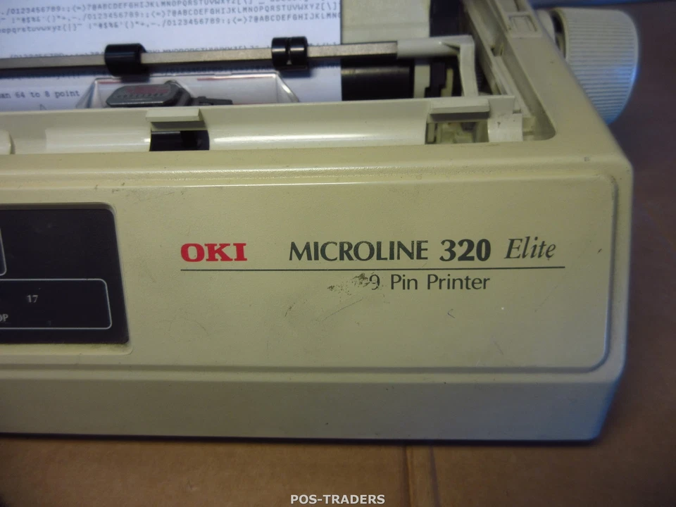 OKI MICROLINE 320 Elite A4 9-Pin Dot Matrix Impact Printer INC ROLL - NO COVER - Bild 2 von 4