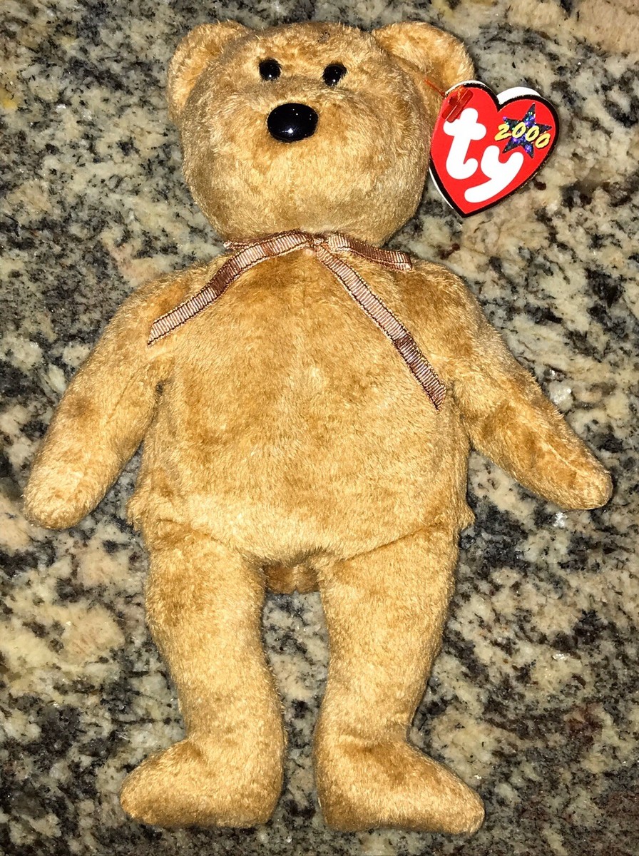 Ty Beanie Babies Collection CASHEW Bear April 22nd 2000 Retired