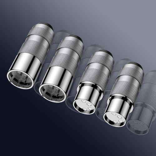 4 pièces Viborg XF202R XM202R cuivre pur rhodié XLR prise balance audio 3 broches - Photo 10/15