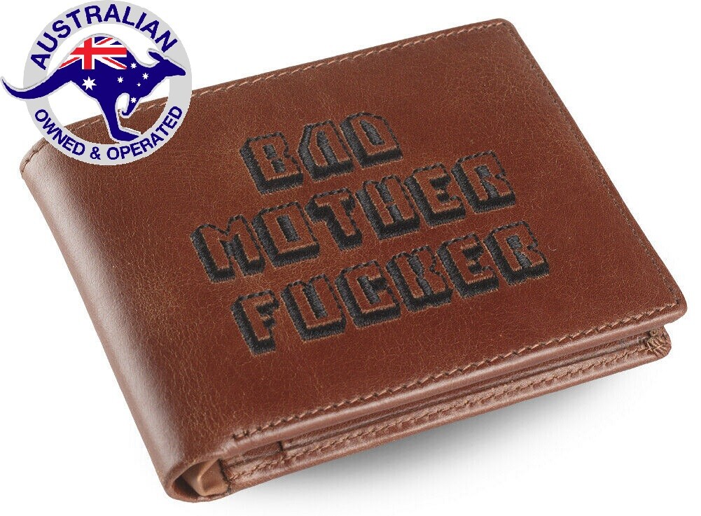 Official PULP FICTION BMF Bad Mother F*cker PREMIUM LEATHER Wallet