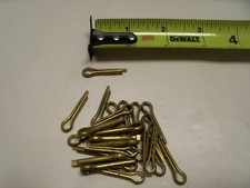 1/8" x 3/4" Brass Cotter Pin VINTAGE Made in USA Qty 25