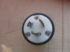 P&S Pass & Seymour 20A 125/250V Hubbell 2361 Style Locking Plug L10-20P, Used