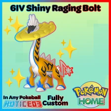 ✨Shiny Raging Bolt 6IV✨ Pokemon Scarlet & Violet 🚀Fast Home Transfer🚀