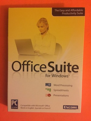 Best Price for Encore OFFICE SUITE for Windows Word Processing Spreadsheets Presentations New Best Price for Encore OFFICE SUITE for Windows Word Processing Spreadsheets Presentations New