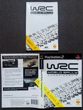 World Rally Championship (Sony Playstation 2, 2001) Box Art Insert & Manual Only