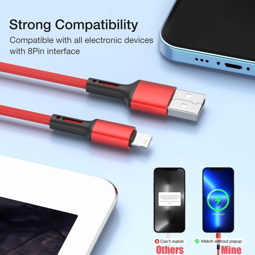 Fast Charge USB Cable For iphone Long Data Charger Cord AUS - Picture 6 of 10