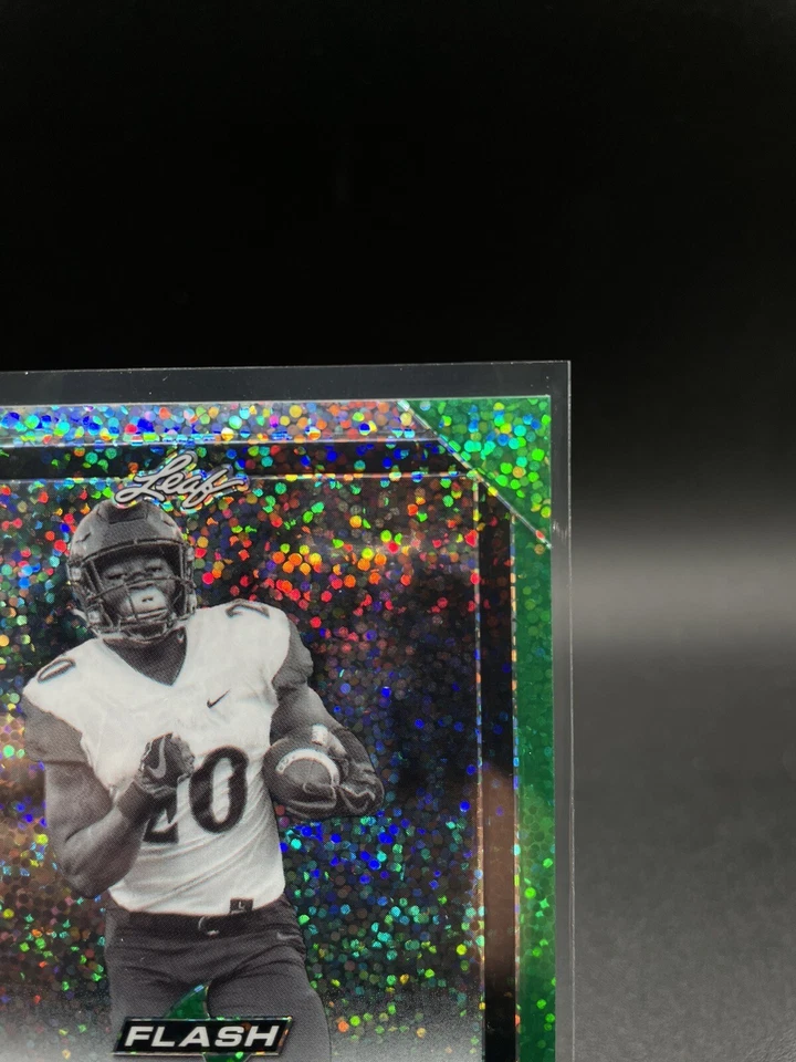 RASHAAD PENNY 2018 Leaf Green Flash Photography /15 On Card Auto Eagles 🔥 - Image 3 of 4