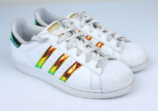 gold iridescent adidas superstar