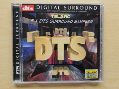 A Telarc 5.1 DTS Surround Sampler (1998) CD Demo Disc