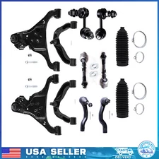 Front Upper & Lower Control Arms Tie Rod Ends For 05-15 NISSAN PATHFINDER XTERRA