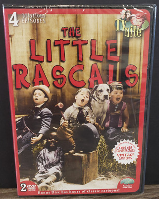 The Little Rascals: 4 Episodes Plus HOURS of Classic Cartoons DVD 2004 NEW