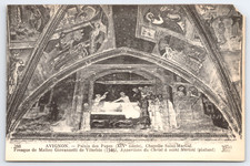 Vtg Postcard Palais des Papes Chapelle Saint-Martial Avignon France Pope Palace