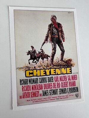 Cinema Filmplakatkarte | Cheyenne | 1964
