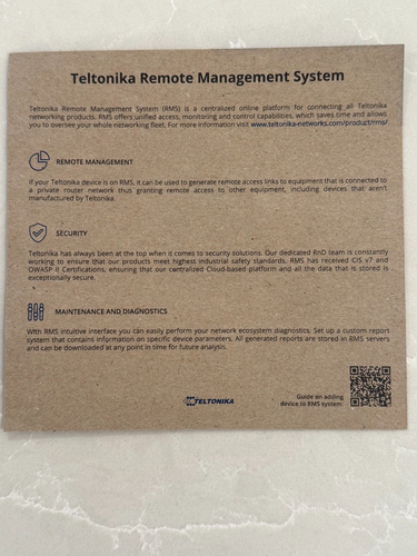 Teltonika RUT955W03660 CAT 4 Industrial Grade Professional Cellular Router w/GPS - Picture 9 of 9